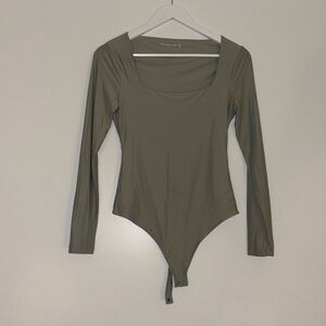 Abercrombie & Fitch Sage Green Bodysuit